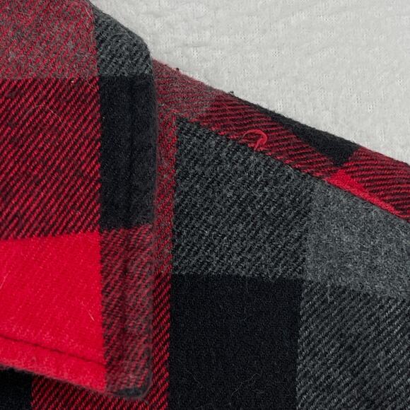 PENFIELD Shirt Womens M Trailwear Chatham Buffalo Plaid Flannel Cotton Red - Picture 10 of 15